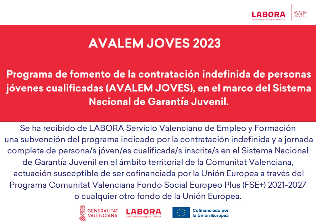 Subvención Labora